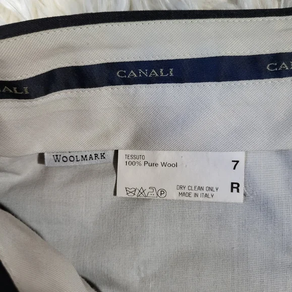 Canali Men’s 100% Wool Dress Pants Size 7 R